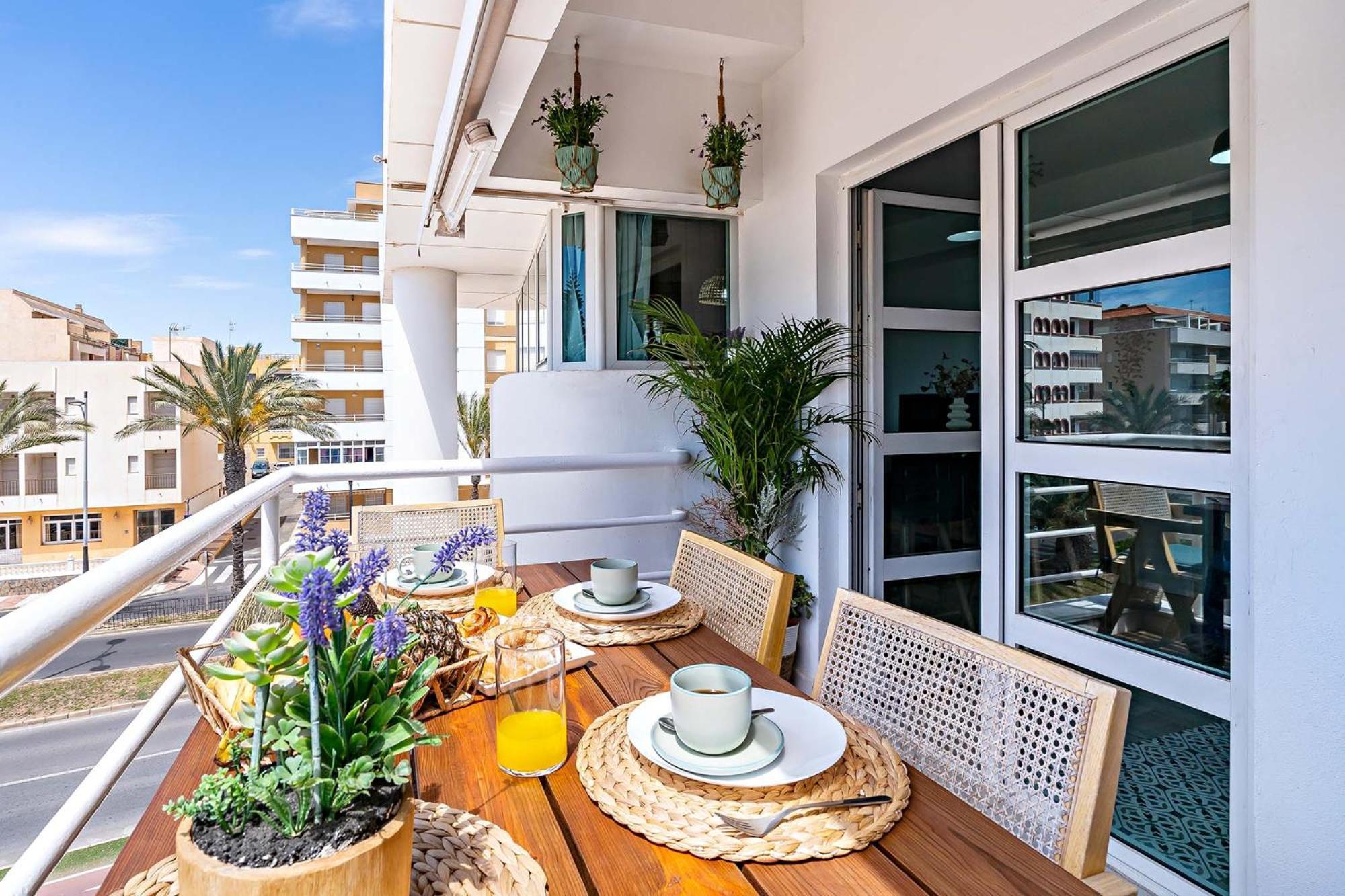Apartamento Faro 1 โรเกตัสเดมาร์ ภายนอก รูปภาพ